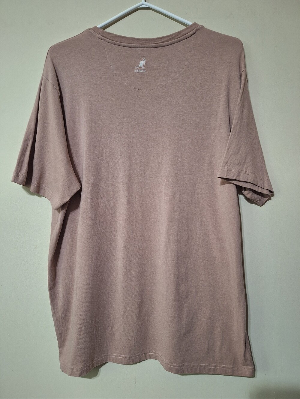 Kangol Dusty Rose Soft Cotton Modal Crewneck T-Shirt XXL Fits L/XL - Picture 7 of 8
